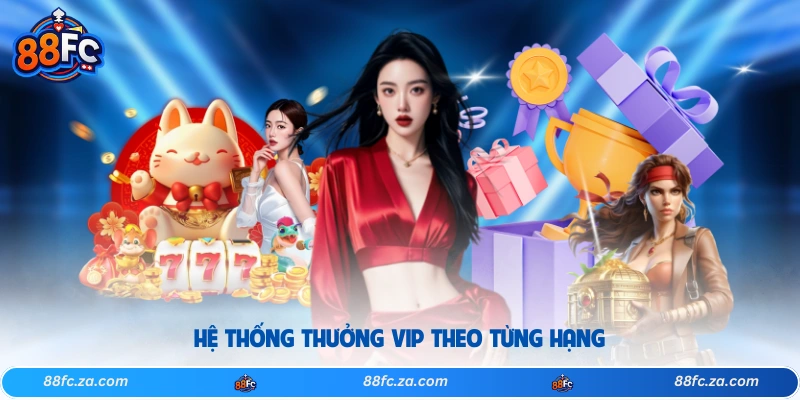 Hệ thống thưởng VIP theo từng hạng